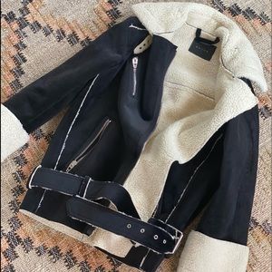 Blank NYC Sherpa Belted Coat
